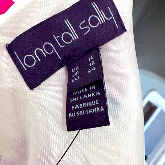 🌺 Beautiful Vintage Long Tall Sally Spring Poppy Ladies Dress - Size 12 - Picture 9 of 16